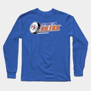 Defunct Cape Breton Oilers Hockey Team Long Sleeve T-Shirt